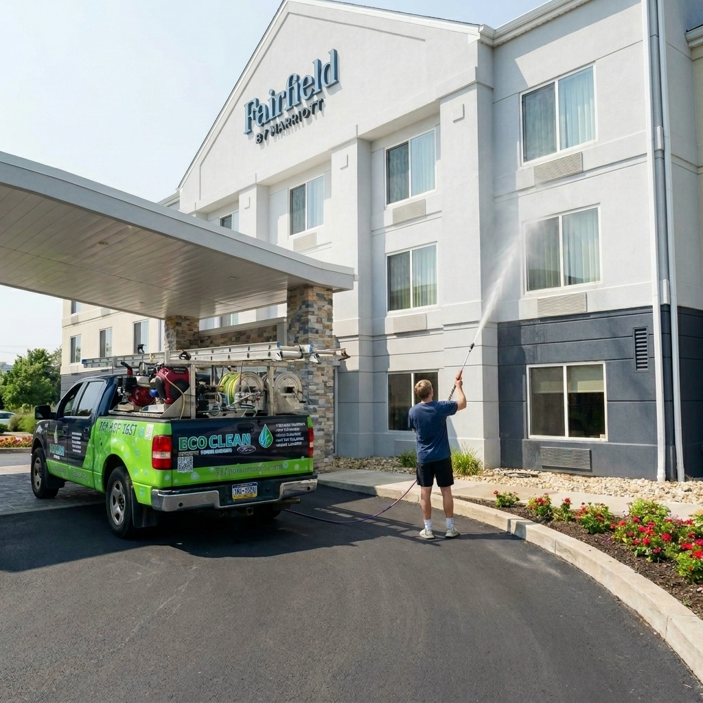 Professional Exterior Cleaning for Harrisburg Hotels