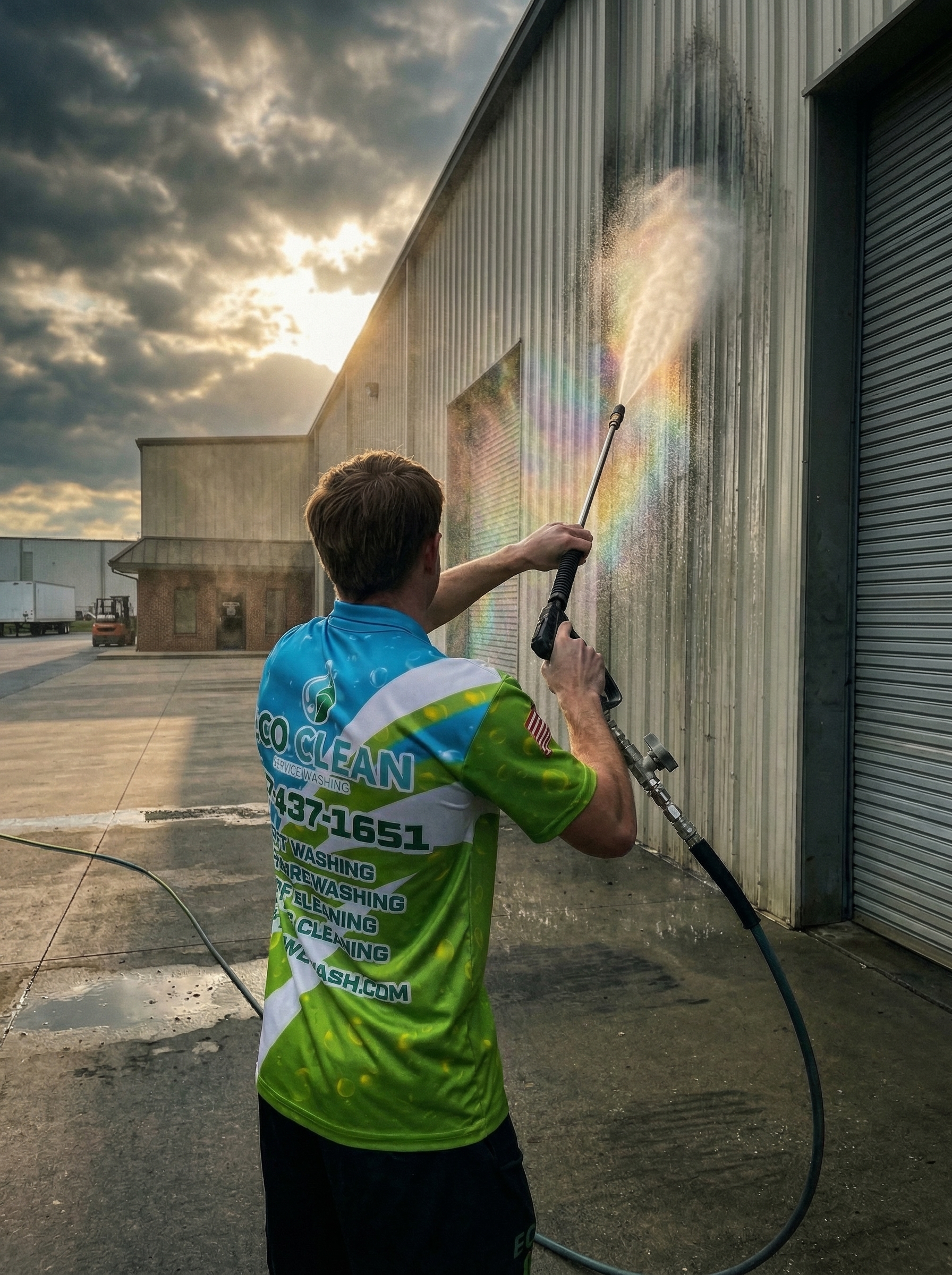 Exterior Cleaning for Warehouse in Harrisburg